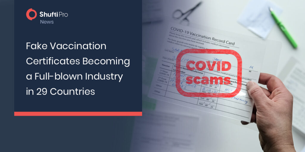 Fake Vaccination Certificates Becoming a Full-blown Industry in 29 Countries