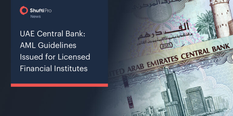UAE Central Bank: AML Guidelines Issued for Licensed Financial Institutes