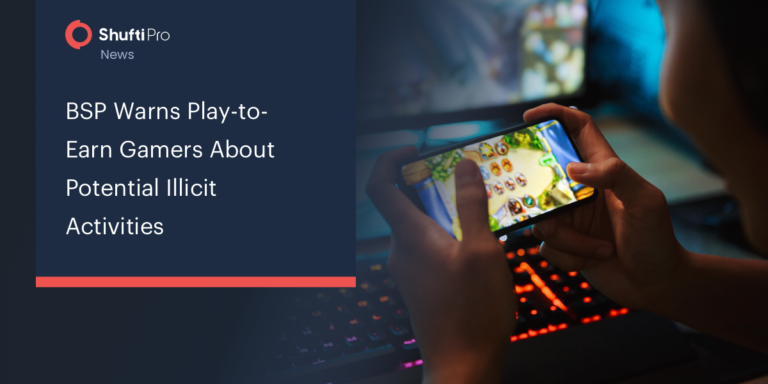 BSP Warns Play-to-Earn Gamers about Potential Illicit Activities