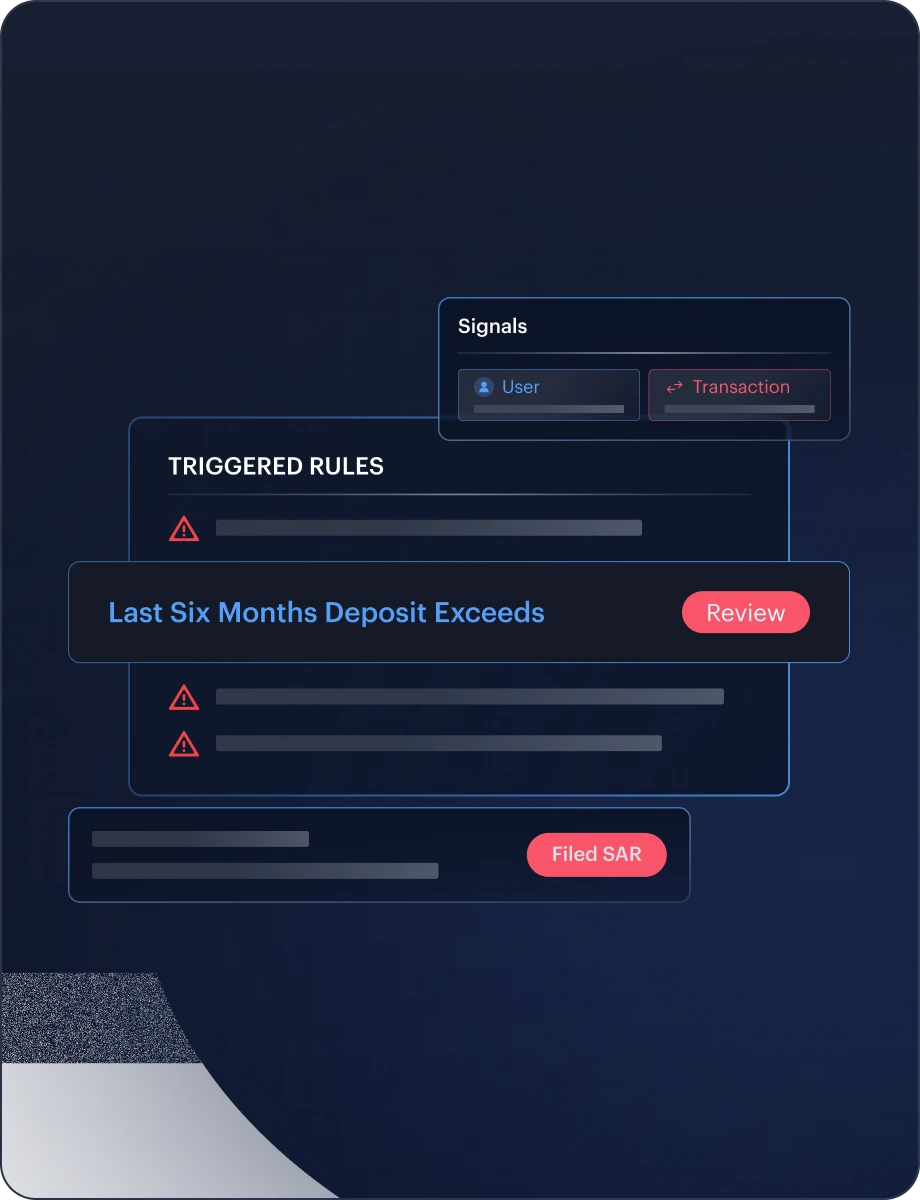 Transaction Monitoring monitoring interface