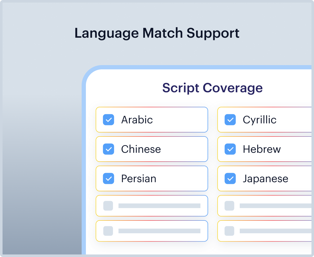 80+ Language Support