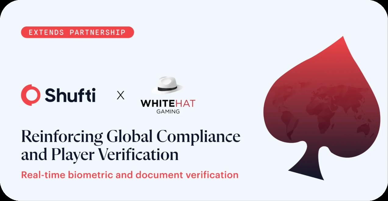 Shufti Extends Partnership with White Hat Gaming to Enhance Global KYC and Player Verification