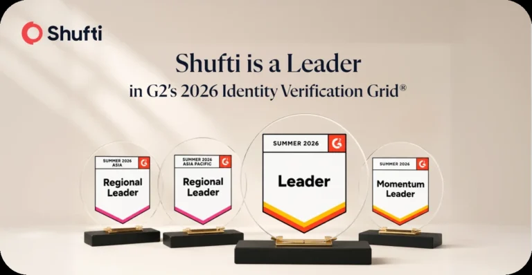 Shufti Ranked as a Leader in G2’s Summer 2026 Identity Verification Grid® Report