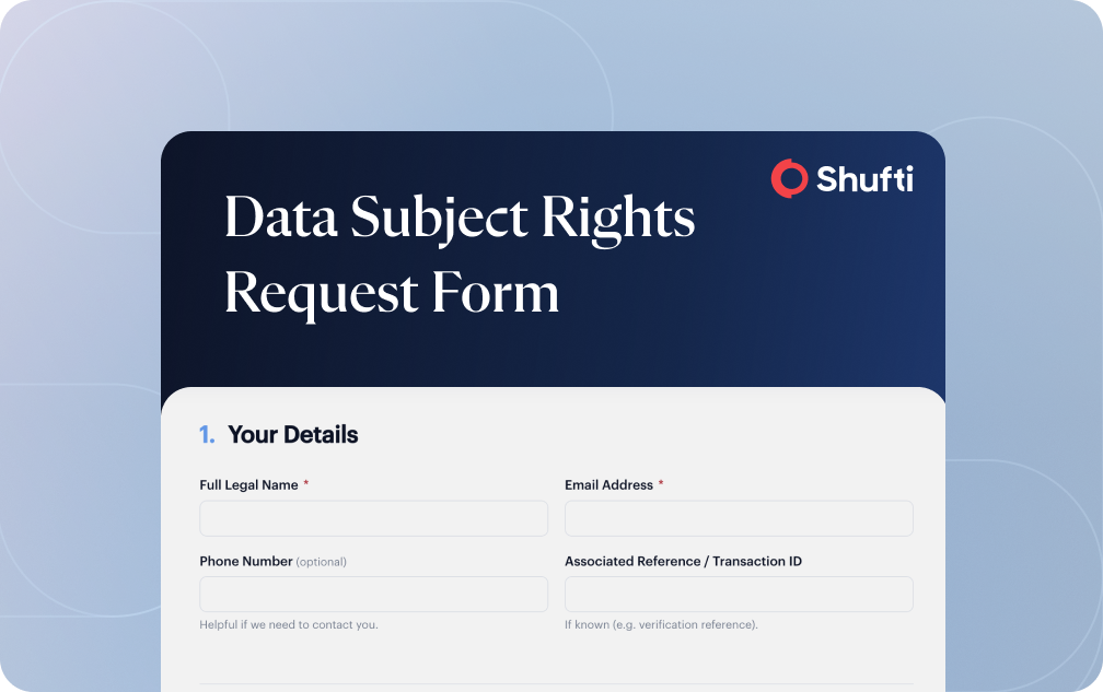 Data Subject Rights Request Form