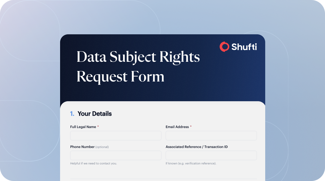 Data Subject Rights Request Form