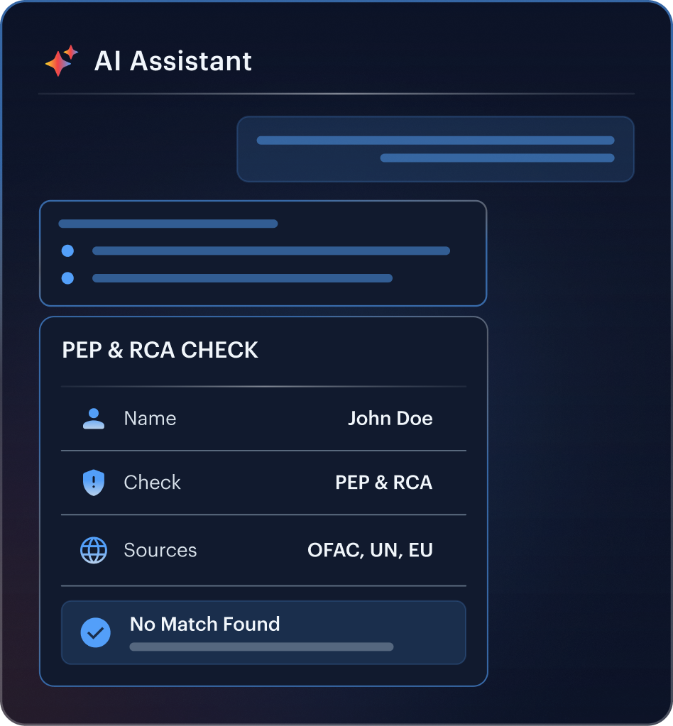 Running a PEP and RCA check from an AI assistant in plain language