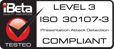 iBeta Level 3 ISO 30107-3 Compliant