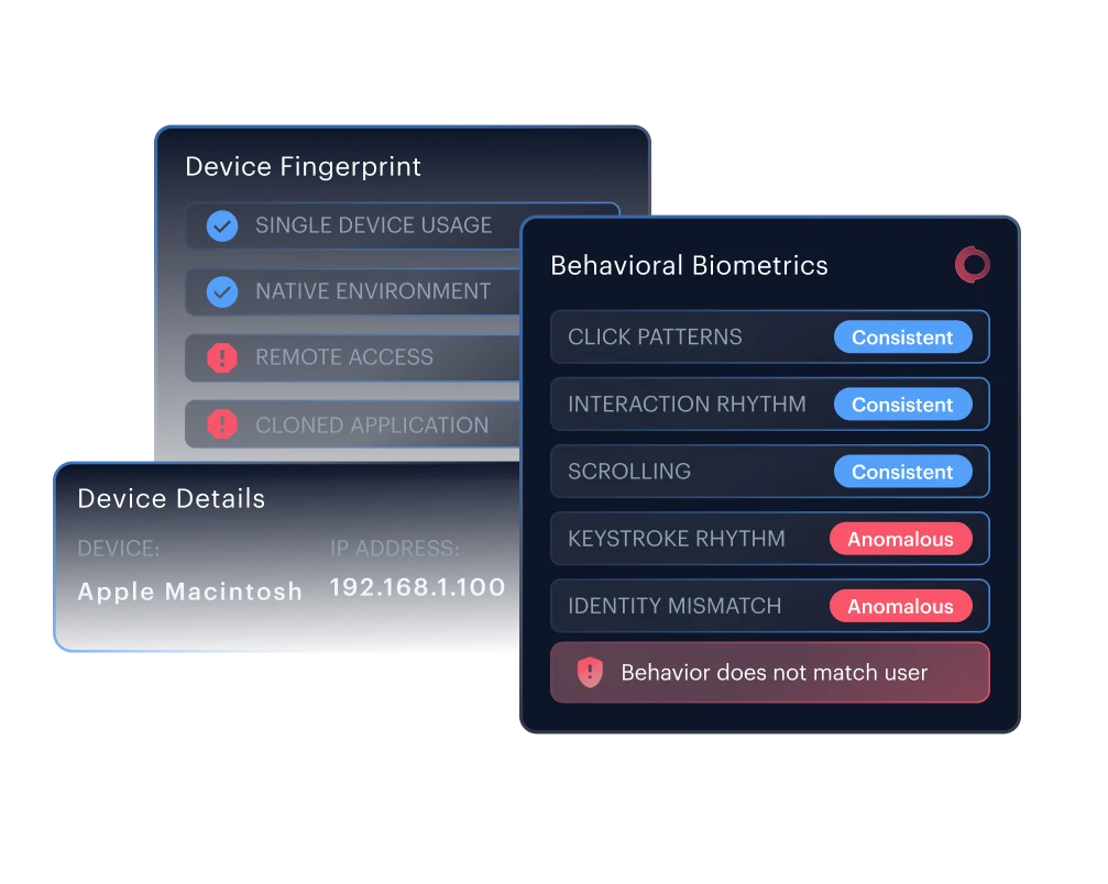 Synthetic Farms &mdash; multi-account fingerprint, VPN, and automation caught by device fingerprinting and behavioural biometrics