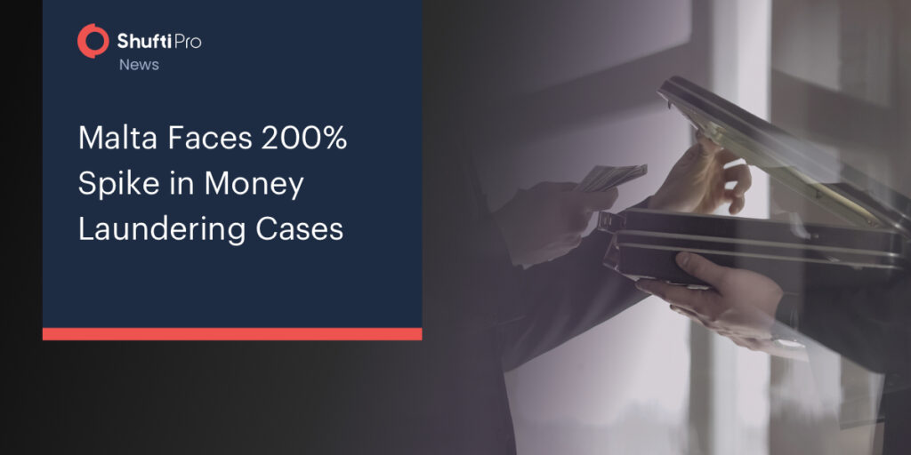 Malta Faces 200% Spike in Money Laundering Cases