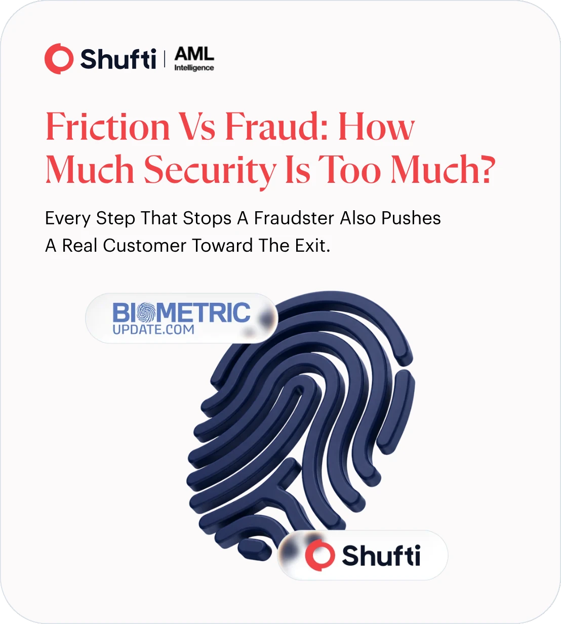 Friction vs Fraud