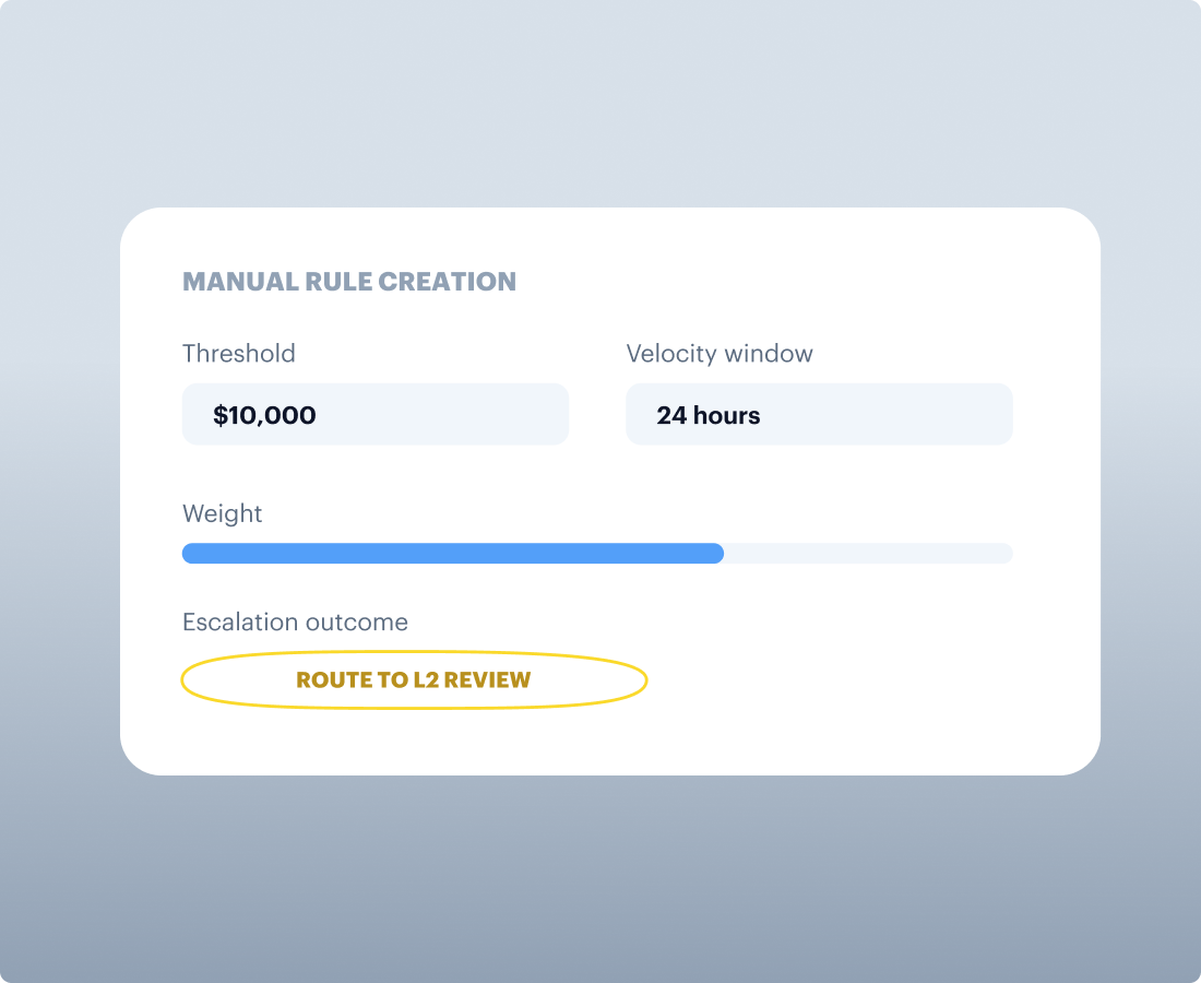 Manual Rule Creation