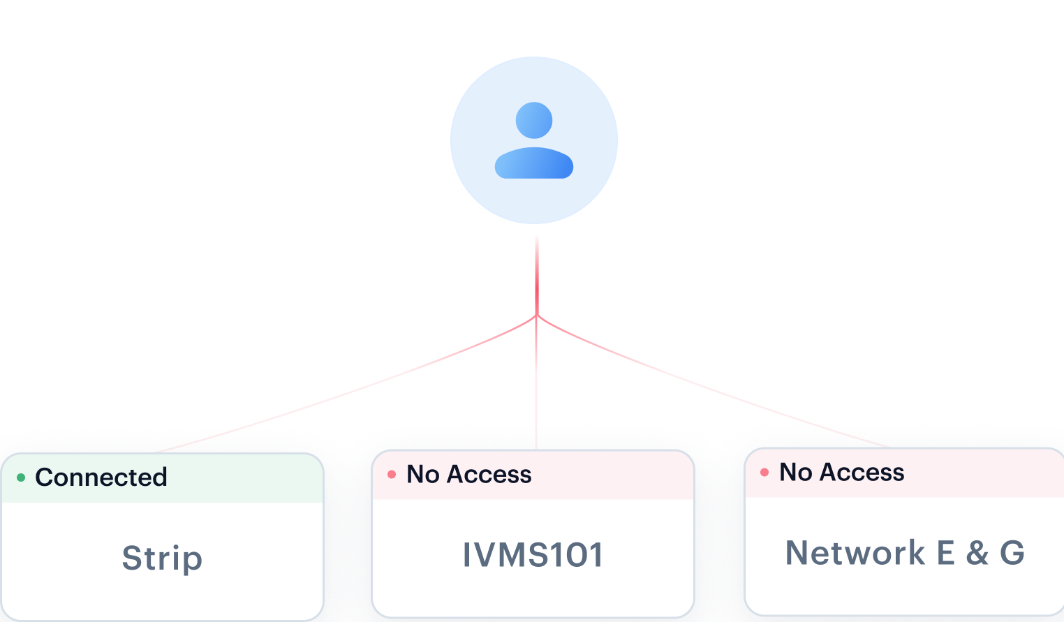 Working on your own, Strip is connected while IVMS101 and Network E and G show No Access