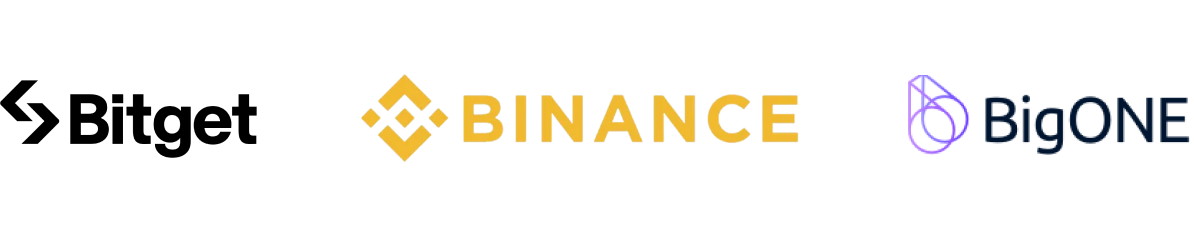 Bitget, Binance and BigONE
