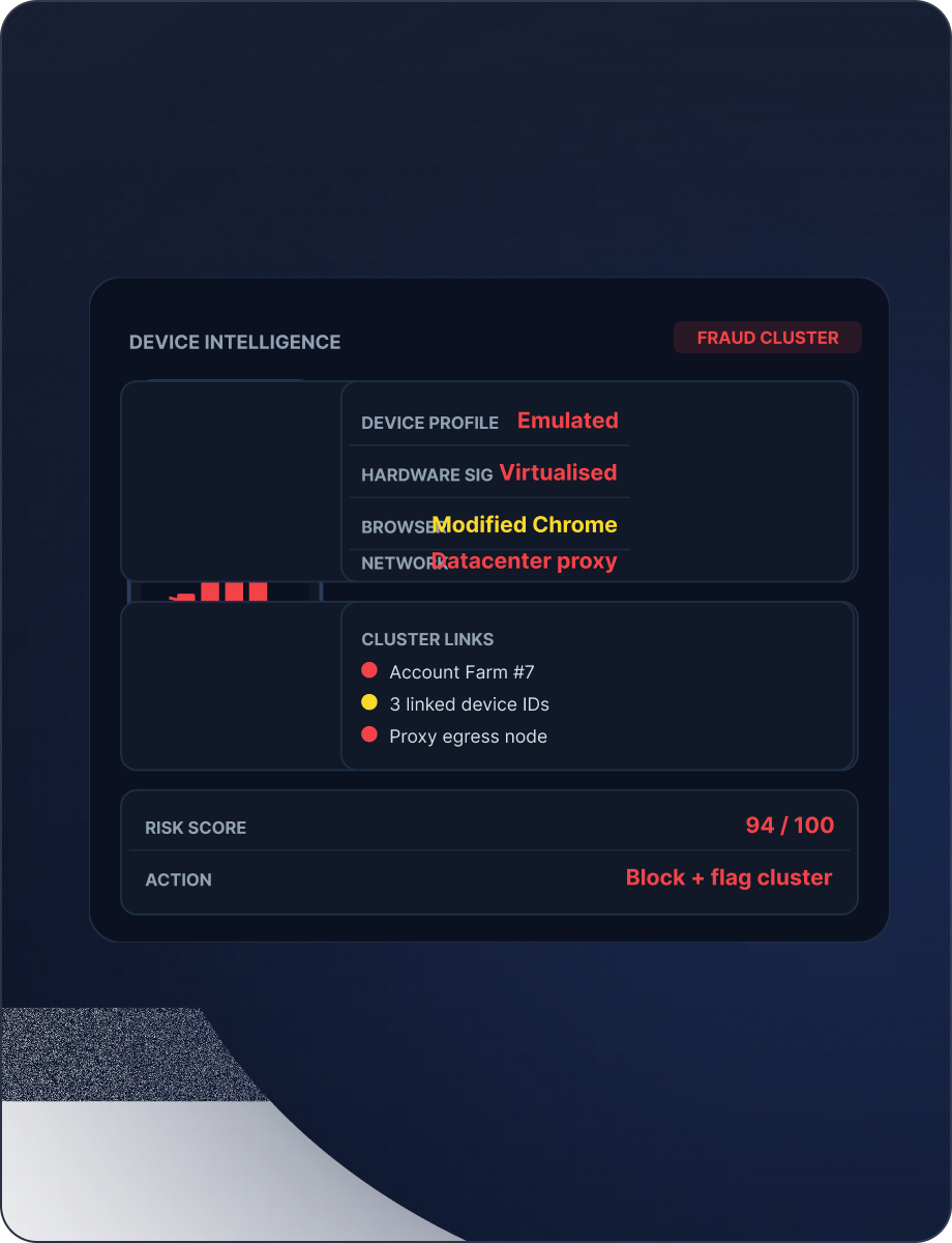 Step-up Biometric mockup