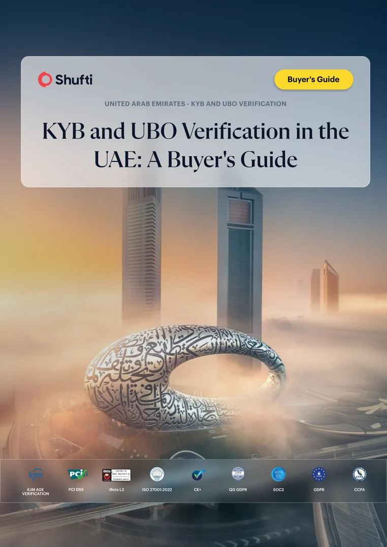 UBO Verification in the UAE: A Guide for Licensed Financial Institutions &mdash; guide cover