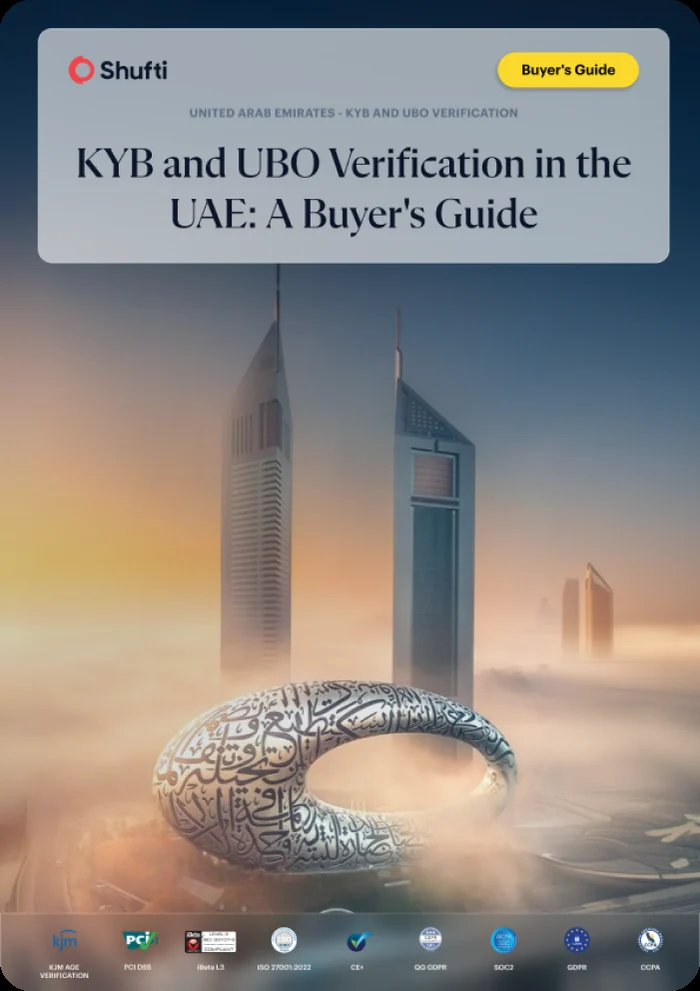 UBO Verification in the UAE: A Guide for Licensed Financial Institutions &mdash; guide cover